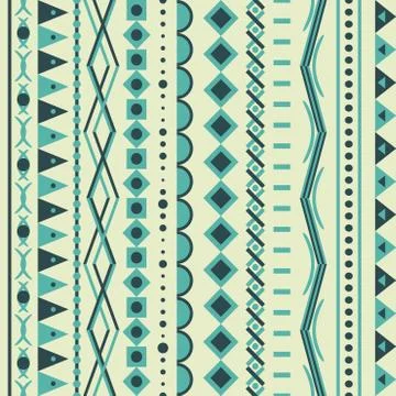 Geometry vector pattern. triangle seamless ornament 库存插图