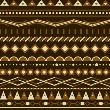 Geometry vector pattern. triangle seamless ornament Illustrazione stock
