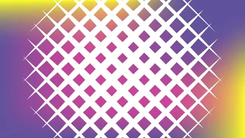 Geometry video with disappearing gradient background and repeating rhombus Stock Footage 130849735