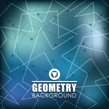 Geometry wallpaper or background 库存插图