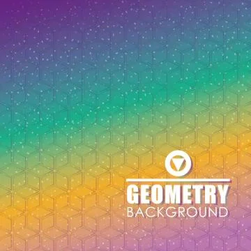 Geometry wallpaper or background 库存插图
