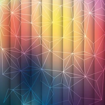 Geometry wallpaper or background 库存插图