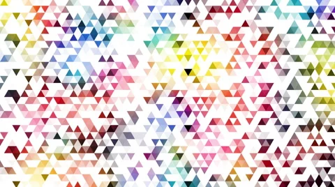 Geometry003 triangle colorful white Stock Footage 47981173