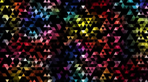 Geometry004 triangle colorful black Stock Footage 47981168