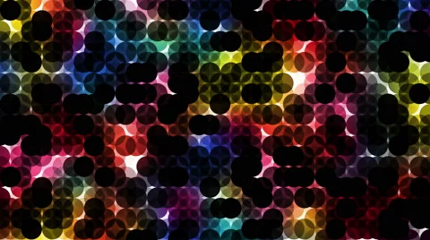 Geometry006 circle colorful black Stock Footage 47981147