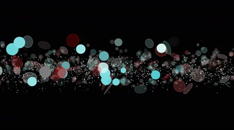 Geometry012 circle floating black Stock Footage 47981206