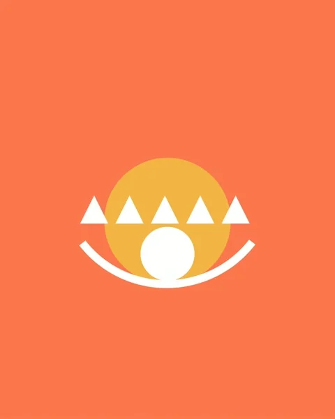 Geomitrc sun eye Stock Footage 237426994