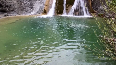 Georgaccia waterfalls Stock Footage 107301854