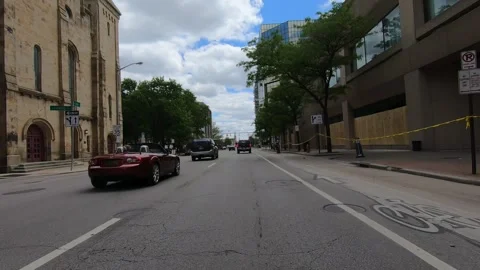 George Floyd Protests and Aftermath, Columbus, Ohio Video stock 238030596