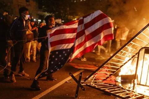 George Floyd protests in Washington, DC, USA - 31 May 2020 Stock Photos