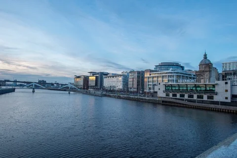 George IV bridge - Glasgow Stock Footage 99991015