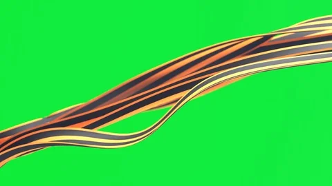 George ribbon background for may 9 Stock Footage 105319746