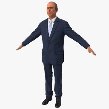 George W Bush 3D Model