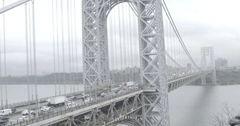George Washington bridge 1 Stock Footage 80903642