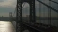 George Washington Bridge Morning Rush Hour Traffic 6 HD Footage