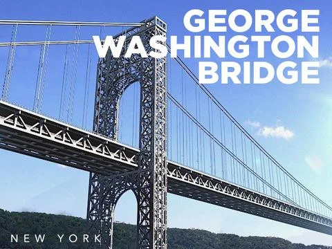 George Washington Bridge NYC 3D Model