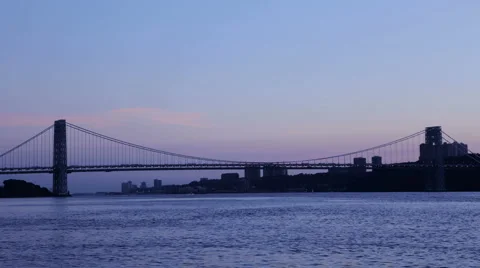 George Washington Bridge Timelapse 動画素材 2423140