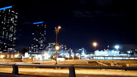 George Washington Bridge Traffic Time lapse Stock Footage 101037484