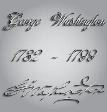 George washington Stock Illustration