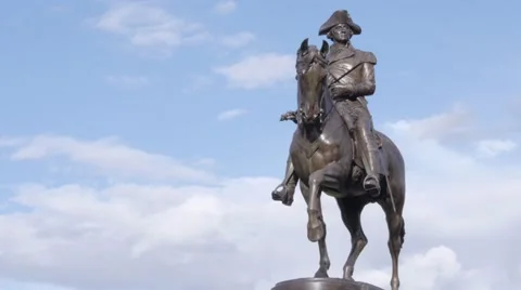 George Washington Statue Far. Vidéo 56521338