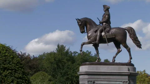 George Washington Statue Stock Footage 270299