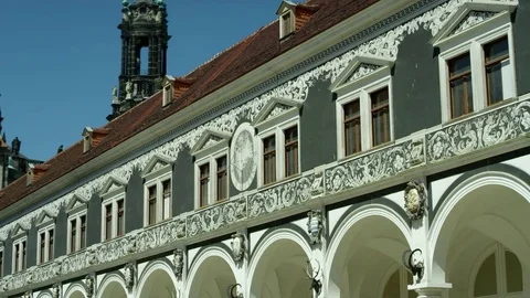 Georgentor and the Procession of Princes Stock Footage 81123598