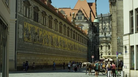 Georgentor and the Procession of Princes Stock-Footage 81150114