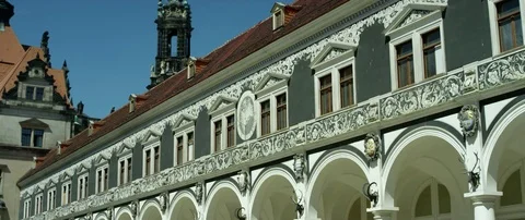 Georgentor and the Procession of Princes  (RED 5K ws 21:9) Video stock 81154817