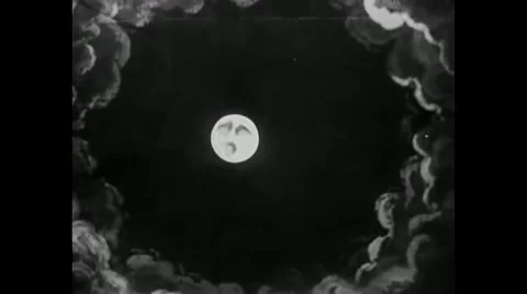 Georges Méliès - A Trip To The Moon (1902) Free Stock Footage