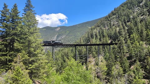 The Georgetown Loop Railroad Video stock 260099490