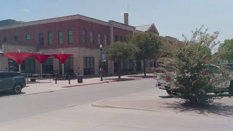 Georgetown Texas 8-8-2026 city Public Library - north side Stock Footage 341812588