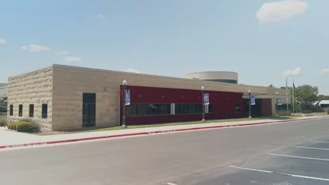 Georgetown Texas 8-8-2026 City Hall building Stock Footage 341812751