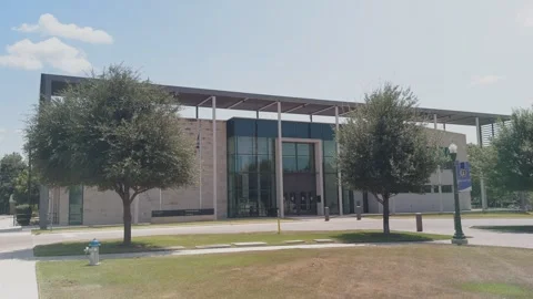 Georgetown Texas 8-8-2026 City Municipal Court buildling Stock Footage 341812823