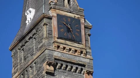 Georgetown University Clock Tower Stock Footage 140746336