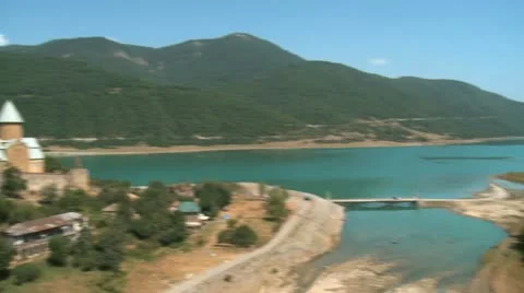 Georgia Ananuri Stock Footage 21891421