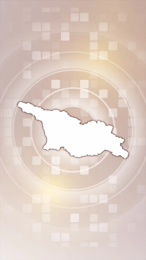 Georgia Animated Map Vídeo Stock 275899625