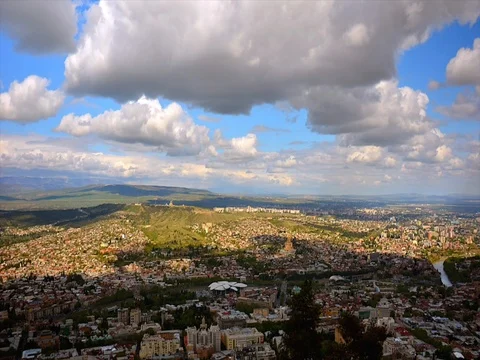 Georgia City Timelapse Video stock 80320909