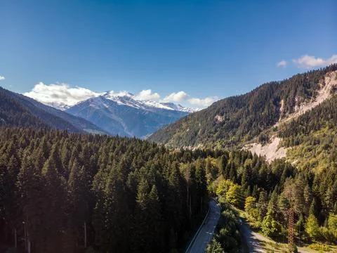 Georgia drone views Stock Photos