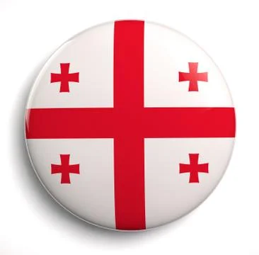 Georgia flag Stock Illustration