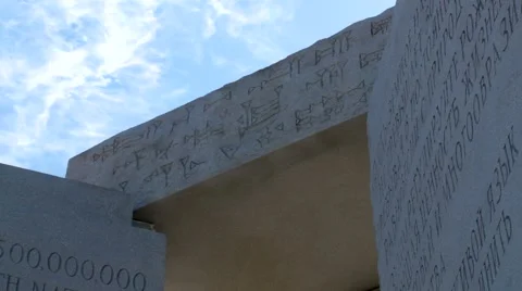 Georgia Guidestones Stock Footage 44187367