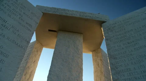 Georgia Guidestones Stock Footage 46064846