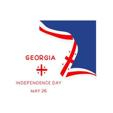 GEORGIA INDEPENDENCE DAY Stock Illustration