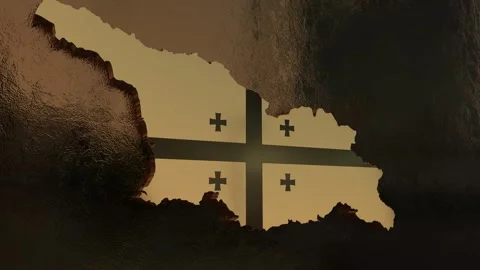 Georgia map Stock Footage 277903041