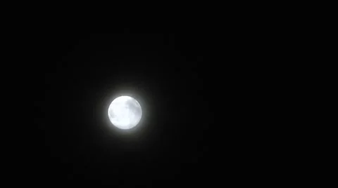 Georgia Moon Tim-lapse Full Moon Video stock 40098946