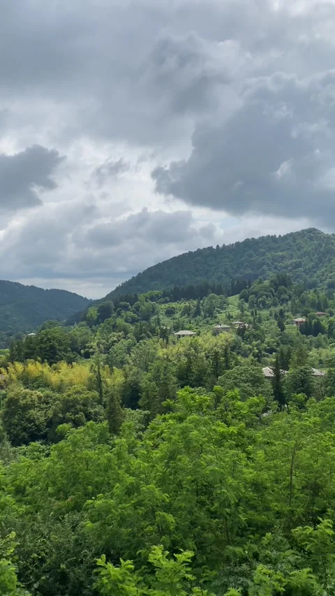 Georgia mountain panorama Stock Footage 198529453