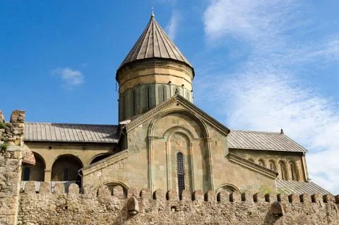 Georgia, Mtskheta, Sveti Tskholevi Stock Photos