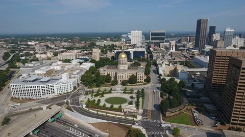 Georgia State Capitol Building Video stock 113107760