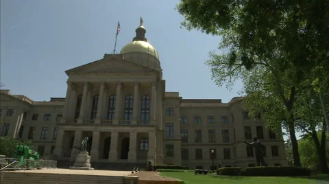 Georgia state capitol Stock-Footage 990915