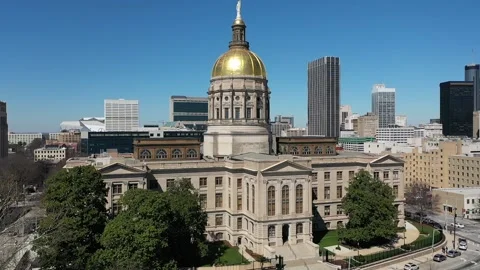 Georgia State Capitol Stock Footage 171595206