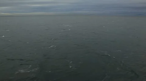 Georgia strait as viewed from a ferry. Stock Footage 10864863